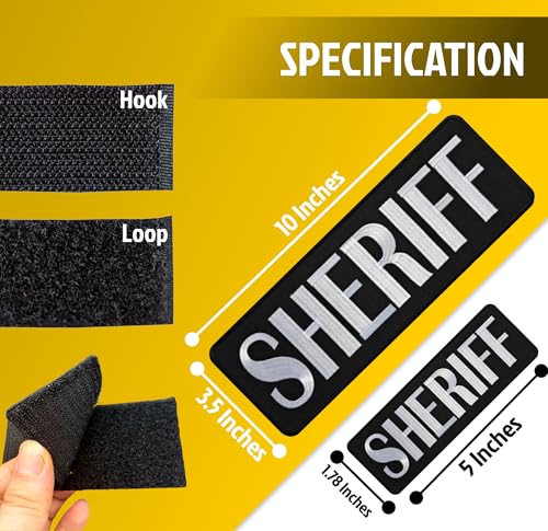 Black Police Patch Hooks Fastener for Military Tactical Vest - Combat Plate Carrier Law Enforcement Gears