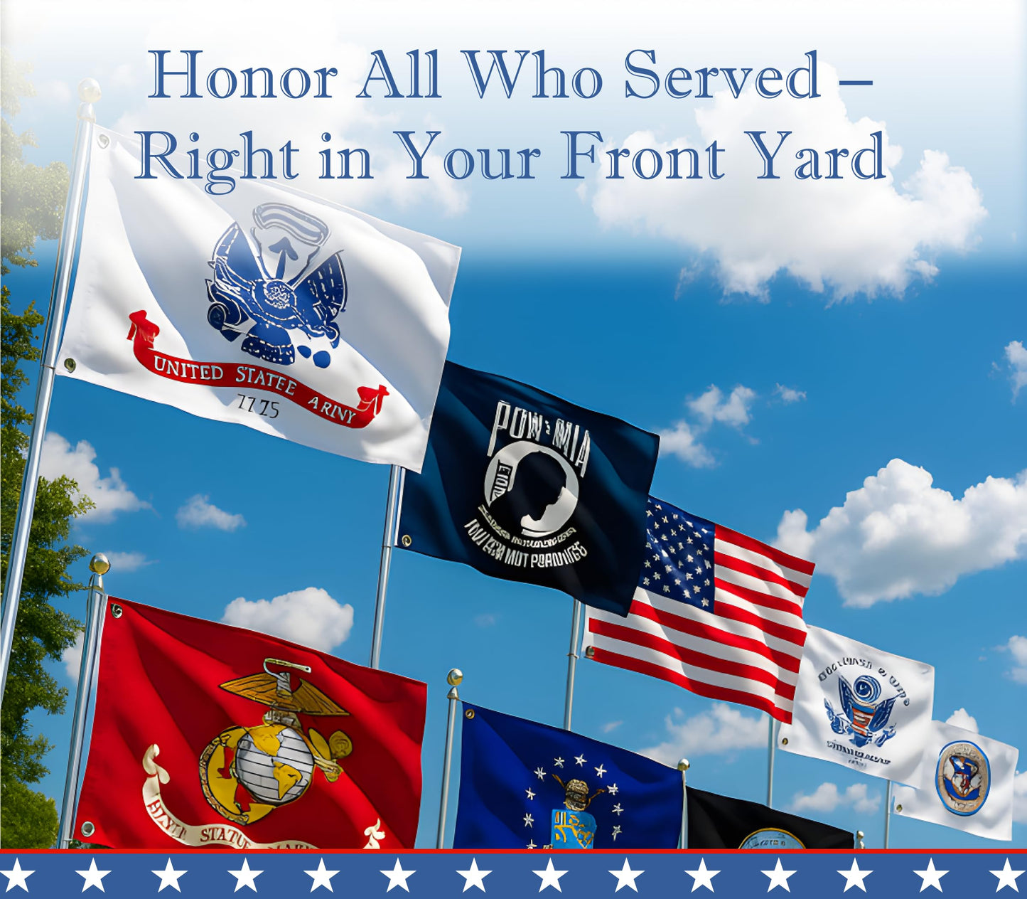2x3 Feet Single Sided Polyester Military Flags with 2 Grommets Set of Five Branches - Army Flags Set Space Force - Licensed Armed Forces Flag -