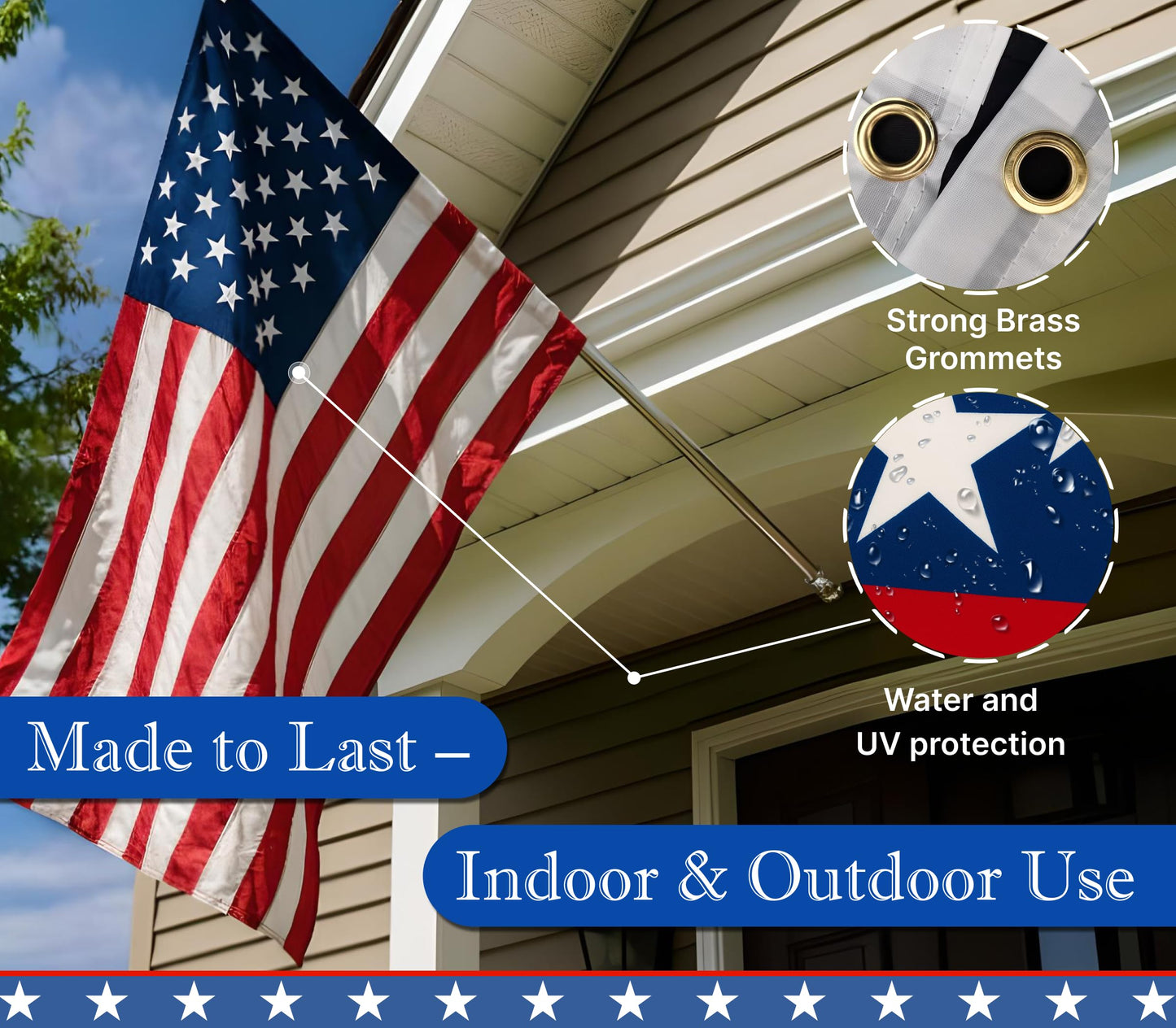 2x3 Feet Single Sided Polyester Military Flags with 2 Grommets Set of Five Branches - Army Flags Set Space Force - Licensed Armed Forces Flag -