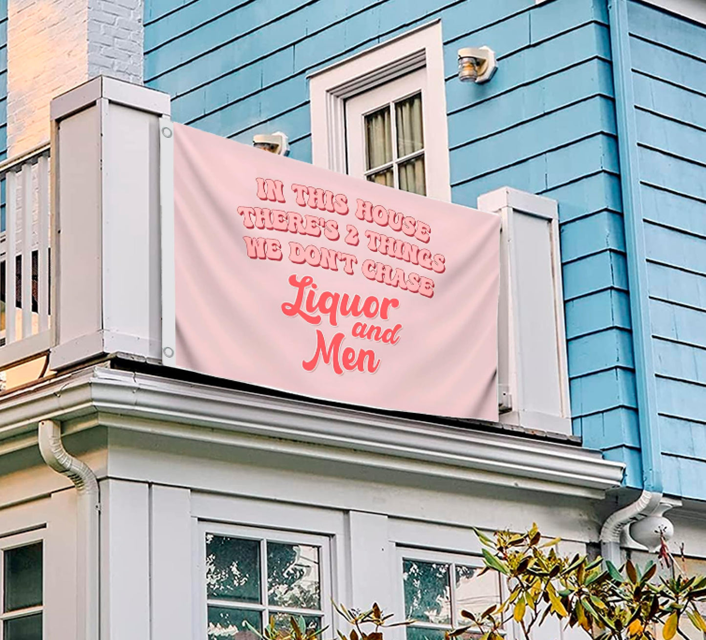 3x5 FT Liquor and Men Flag - Meme Tapestries Funny Single Sided Flag Banners for Room Teen - Funny Tapestry for Bedroom - Wall Flags for College Poster Room Decor - Twitter Quote Tapestry for Girls