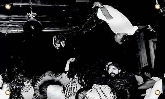 Black and White Concert Photo Banner Flag, 3×5 FT