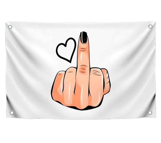 3х5 Ft Сool Brutal Polyester Flag with Four Brass Grommets - Provocative Banner with Sarcastic Undertone - Flags with Bright Social Statement for Home - Unconventional Solution for Decor your Property