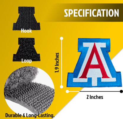 Arizona Embroidered Tactical Patch for Clothes or Hat - Hook and Loop Logo Vest Jacket Cap Hoodie Backpack - Morale Patch Owned - Hat Backpacks Decorations - Clothes Accessories for Backpack