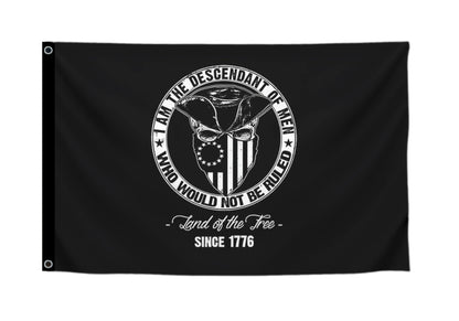 3x5 Ft Single Sided Polyester Flag with 2 Grommets - Proud American Infidel in God We Trust - American Banner for Outside - Political Flags Republican Conservative for Indoor and Outdoor