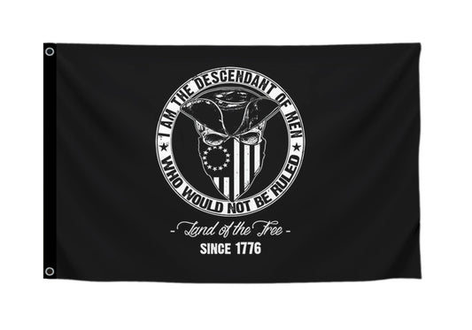 3x5 Ft Single Sided Polyester Flag with 2 Grommets - Proud American Infidel in God We Trust - American Banner for Outside - Political Flags Republican Conservative for Indoor and Outdoor