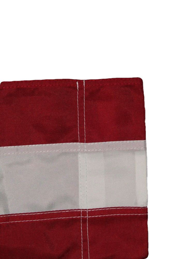 AES 3x5 Embroidered USA American Pole Sleeve Nylon Flag 3'x5' (Made in USA) Fade Resistant Double Stitched Premium Quality