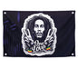 3x5 Feet Marley Wall Hanging Tapestry Flag with One Love with Four Brass Grommets - Aesthetic Rasta Stoners Tapastry - Hippie Decorations Posters for Jamaican Party - Polyester Flag with Men