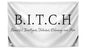 3x5 Ft Single Sided Tapestry B.I.T.C.H Polyester Flags with 4 Grommets - Banner on Beautiful Intelligent Talented Charming and Hot Wall Decor - Flags for Bedroom Girls or Tapestrie for College Dorm