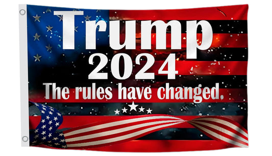 3x5 Ft 2024 Polyester Flag Take America Back - Large American President Republican Banner with 2 Grommets - Donald Room Single Sided Flags for Republicans - Political Home Banner - Keep America Great