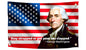 3x5 Feet Washington Stay Strapped or Get Clapped Polyester Flag with 4 Brass Grommets - Cool Funny Single Sided Flags For Room Guys Quote Meme Flags Banner - Wall Flag Pop Art Home Decoration