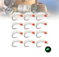 1 Dosen - #10 Bh Rubber Grub - Fishing Gear and Equipment - Fly Fishing Accessories Crankbait Supplies Worms Bait Kit - Trout Crappie Lures or Jigs