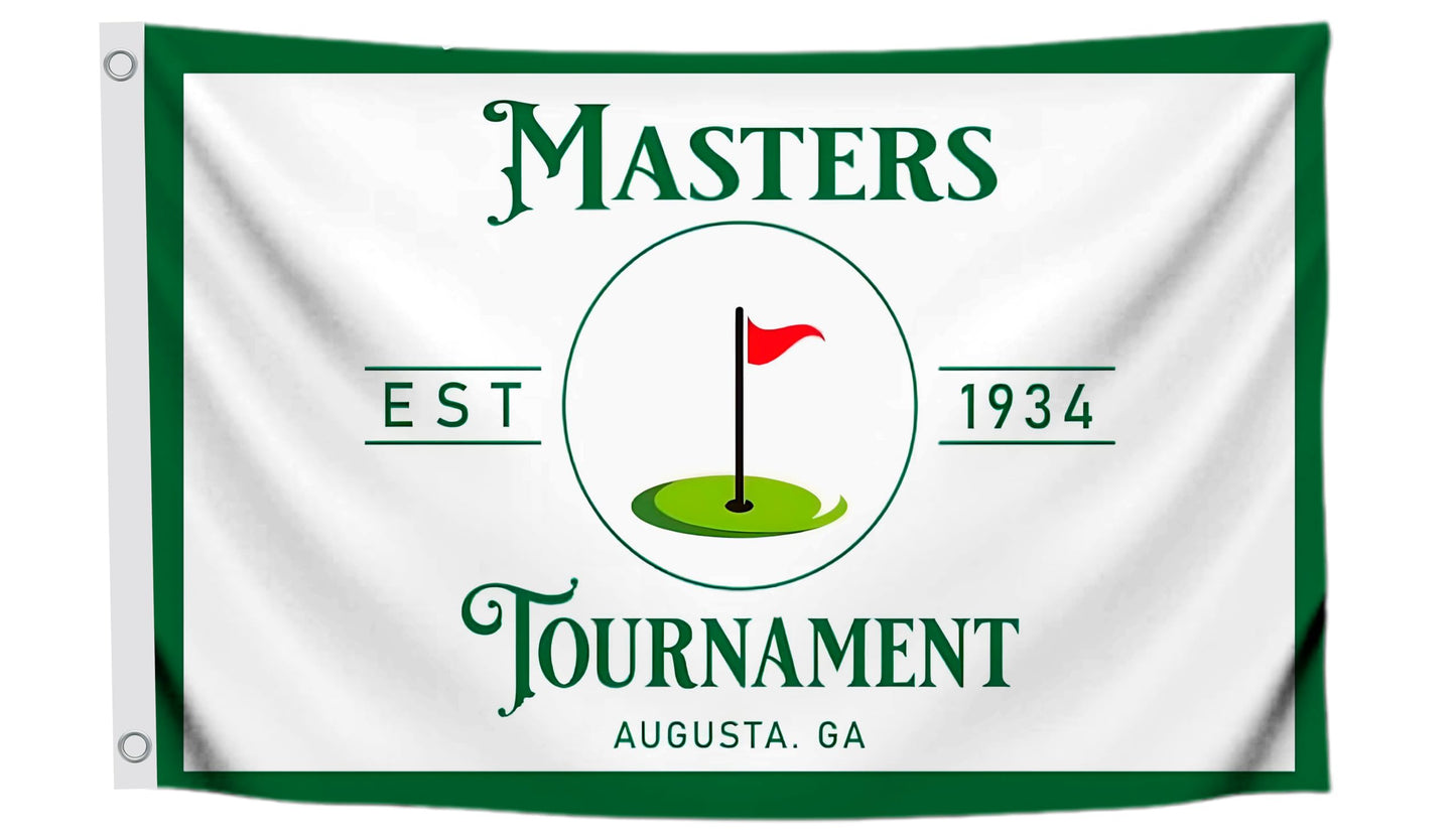 3×5 ft Golf Sports Banner, Tournament Flag with 2 Grommets
