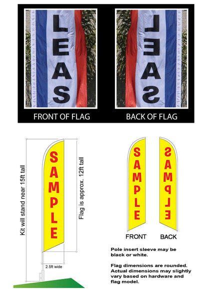 Used Cars Flag Windless Swooper 4 Lot Set Auto We Finance Buy Here Pay Here Sale