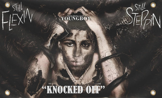 3×5 ft Banner Flag with Dark Portrait Artwork