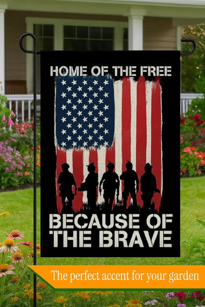 28x40 Inch Double Sided Summer Garden Flag - Memorial Day Yard Flag - Seasonal Large Outdoor Garden Flags of Burlap - Veteran USA flag 4th of July Independence Day - Yard Decorations