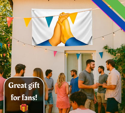 3x5 Feet Funny Art Flag with Four Brass Grommets - Polyester Single Sided Meme Banner for Outside and Inside Use - Cool Apartment Poster for Bedroom or Bathroom Wall Decor - Party or Office Decoration
